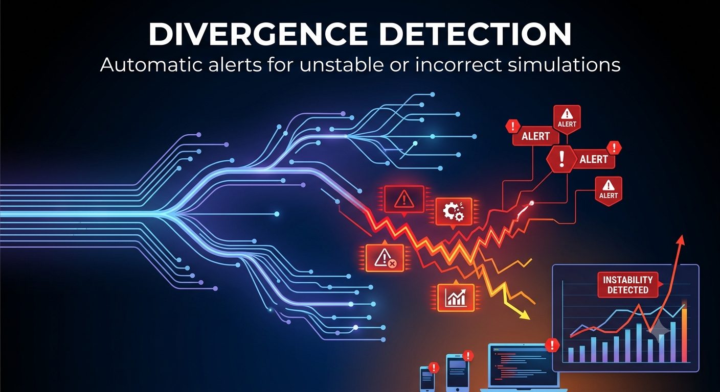 Automatic divergence detection and alerts